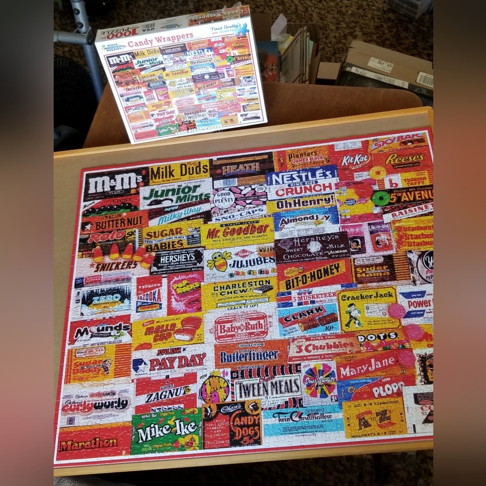 🧩1000-PC CANDY WRAPPER JIGSAW PUZZLE
